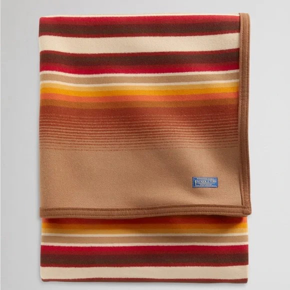 Pendleton Multicolor Striped Blanket from film Killers of The Flower Moon. NWT